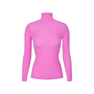 NWT SKIMS FITS EVERYBODY TURTLENECK TOP | NEON ORCHID